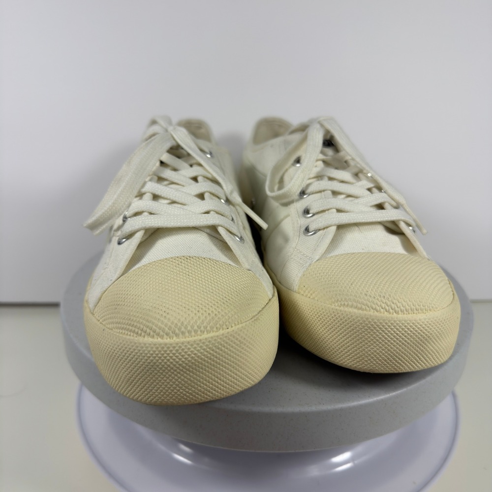 Gola Coaster Women's Sneakers Off-White Canvas Low Top Retro Trainers Size 9 - Picture 4 of 16